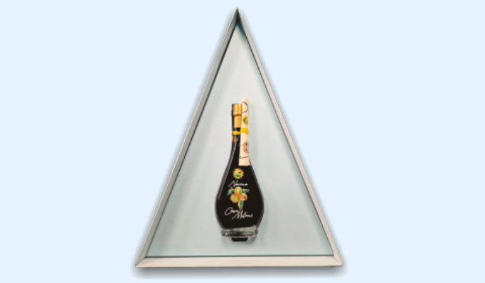 Confezione Regalo Triangolo — 1 Bottiglia Nocino I-PRÁ Casa Milani